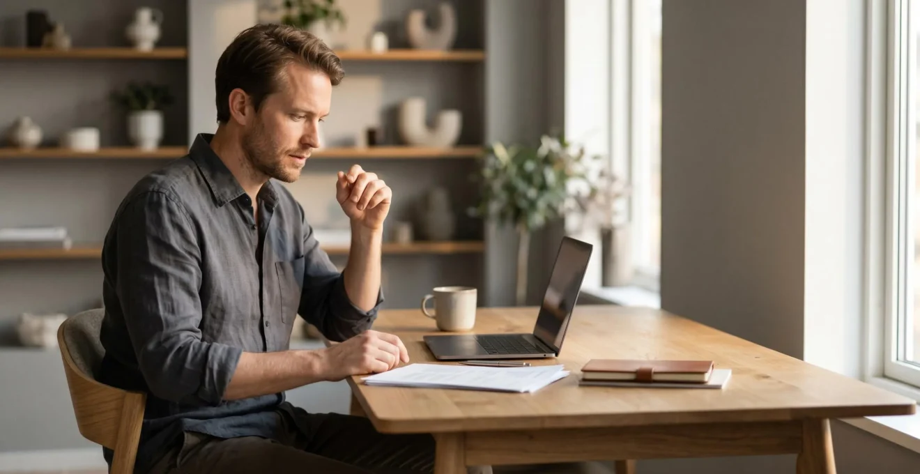 Investisseur analysant des options d'investissement en technologie américaine entre PEA et compte-titres