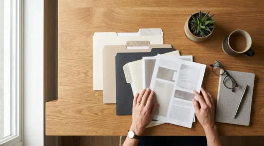 Document de carrière professionnelle avec détails de trimestres pour préparation retraite